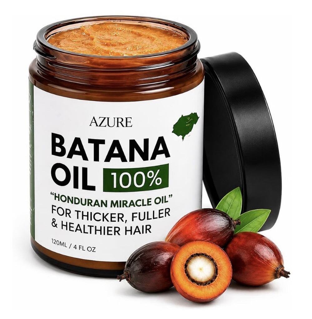 Azure Batana Oil Hair Oil w/ Vitamin E Growth & Repair Nourish 4 fl oz
